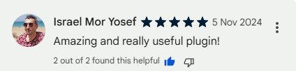Customer review