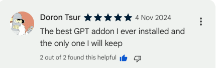 Customer review