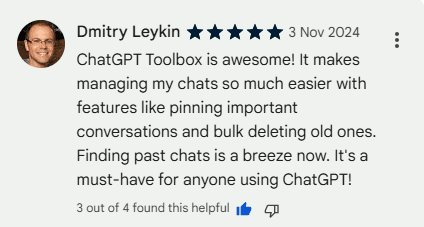 Customer review