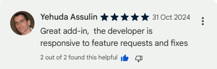 Customer review