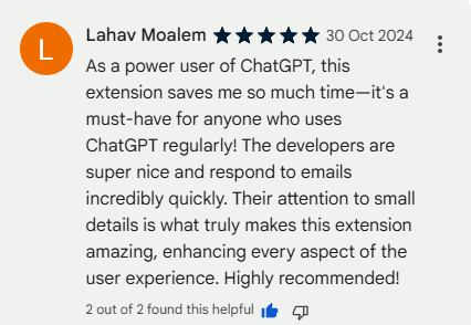 Customer review