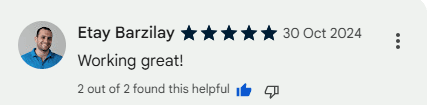 Customer review