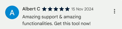 Customer review