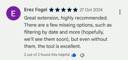 Customer review