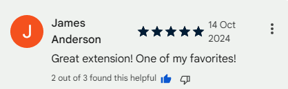Customer review