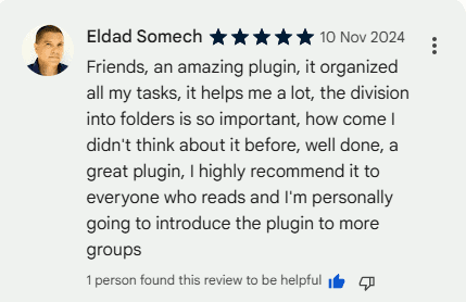 Customer review