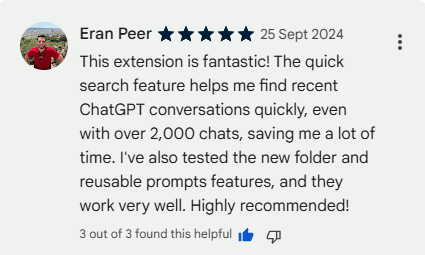 Customer review