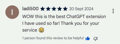 Customer review