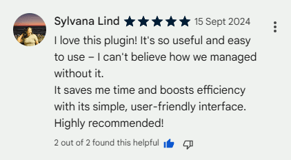 Customer review