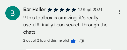 Customer review