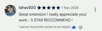 Customer review
