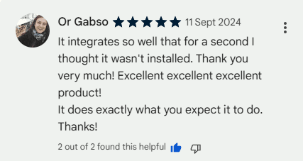 Customer review