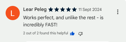 Customer review