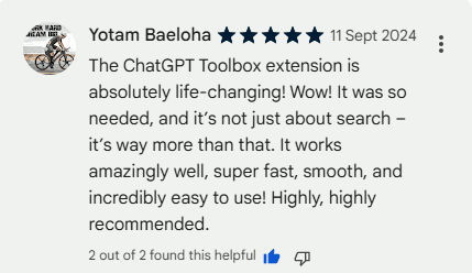 Customer review