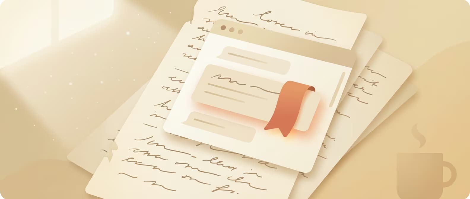 Writer using AI Toolbox for Claude to bookmark a creative draft and export to a word processor