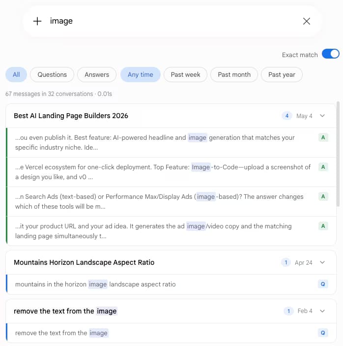 AI Toolbox Gemini module export and SaveChat for Gemini comparison, 4 vs 5 formats, May 2026